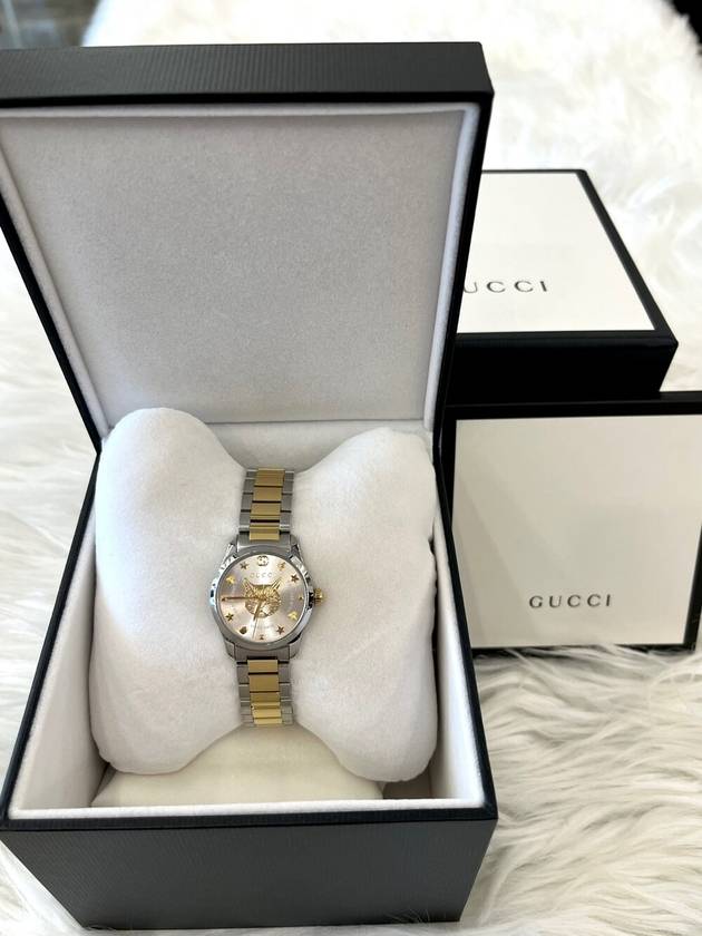 Daol Sangin Branch G Timeless Cat Dial Combi YA126596 Status S - GUCCI - BALAAN 2