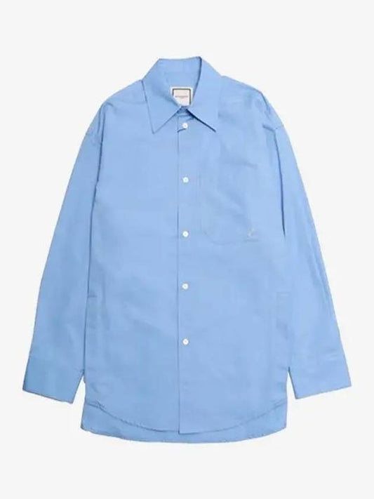 Cotton Shirt Blue Women M241SH08814 - WOOYOUNGMI - BALAAN 2
