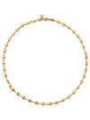 Habibi Chain 48cm Necklace Gold - CRYSTAL HAZE - BALAAN 2