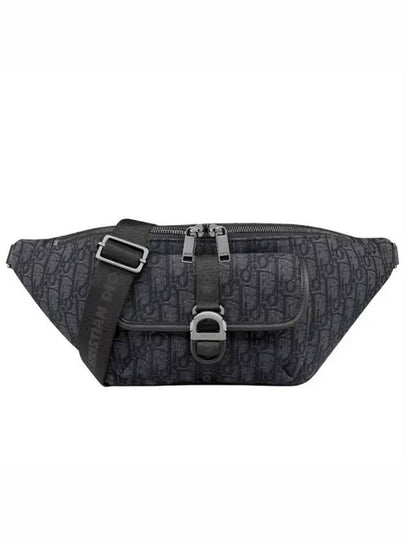 Oblique Jacquard 8 Belt Bag Black - DIOR - BALAAN 2