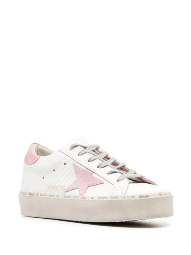 Women's Hi Star Leather Low Top Sneakers White - GOLDEN GOOSE - BALAAN 3