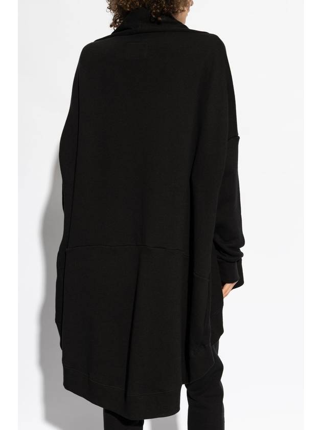 Yohji Yamamoto Cotton Cardigan, Women's, Black - YOHJI YAMAMOTO - BALAAN 4