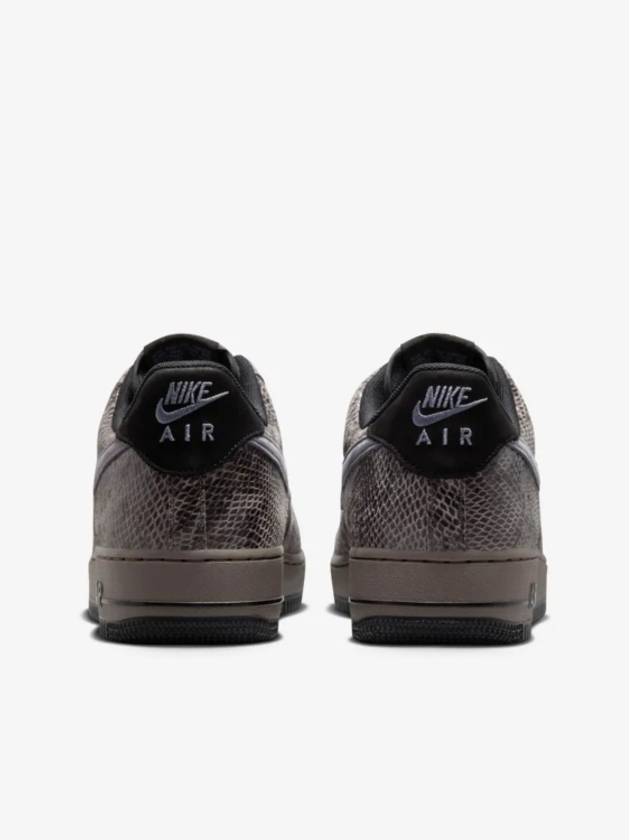 Air Force 1 Snakeskin Low Top Sneakers Brown - NIKE - BALAAN 7