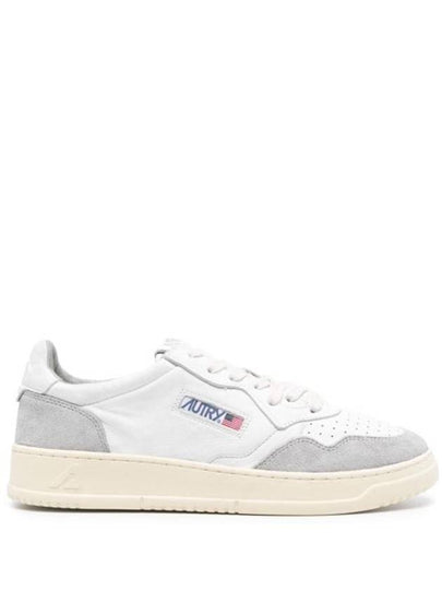 Medalist Leather Low-Top Sneakers Grey White - AUTRY - BALAAN 2