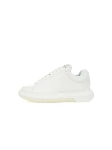 Men s Jumbo Platform Leather Sneakers Off White - EMPORIO ARMANI - BALAAN 1