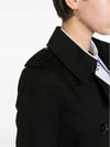 Chelsea Cotton Trench Coat Black - BURBERRY - BALAAN 3