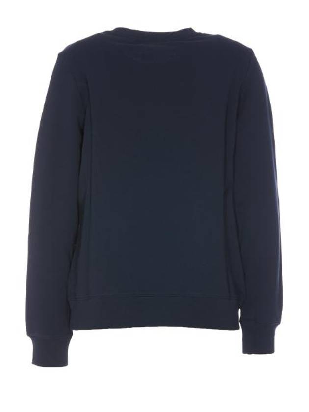 Women's Tina Logo Sweat Sweatshirt Navy - A.P.C. - BALAAN 5