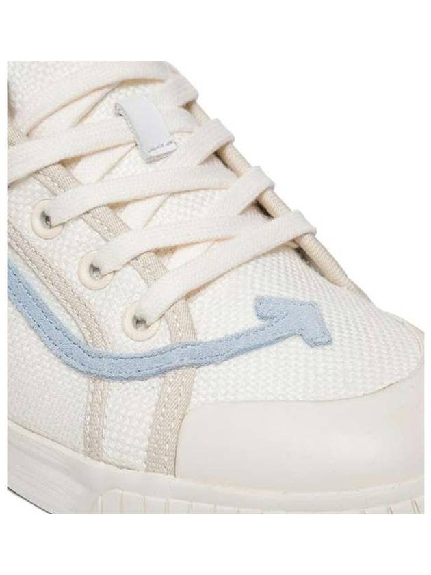 Arrow Red Tab Low Top Sneakers White Light Blue - OFF WHITE - BALAAN 6