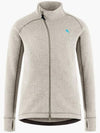 Women's Balder Mid Layer Zip-Up Jacket Warm Sand - KLATTERMUSEN - BALAAN 2