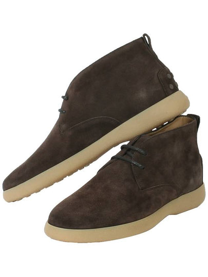 Suede Lace-Up Ankle Boots Brown - TOD'S - BALAAN 2