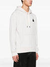 Matte Logo Print Hoodie Ecru - ISABEL MARANT - BALAAN 4