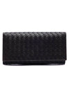 Intrecciato Continental Long Wallet Espresso - BOTTEGA VENETA - BALAAN 1