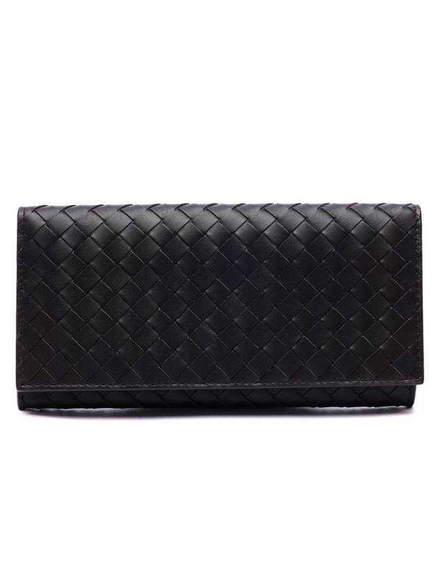 Intrecciato Continental Long Wallet Espresso - BOTTEGA VENETA - BALAAN 1