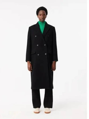 Women s double breasted long coat BF7390 54N 031 Domestic product GQ2N24100235493 - LACOSTE - BALAAN 1