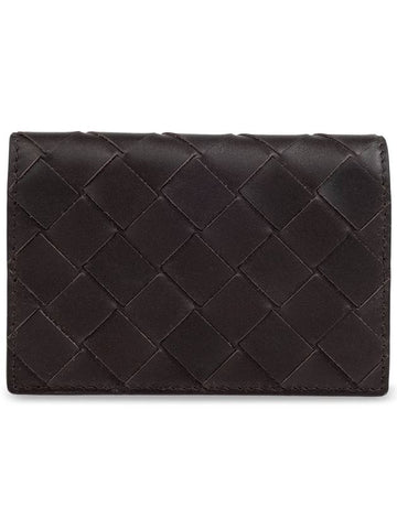 Bottega Veneta Leather Wallet, Men's, Brown - BOTTEGA VENETA - BALAAN 1