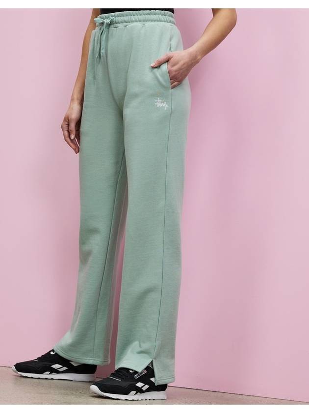 Graffiti Wide Track Pants Sage Green - STUSSY - BALAAN 5