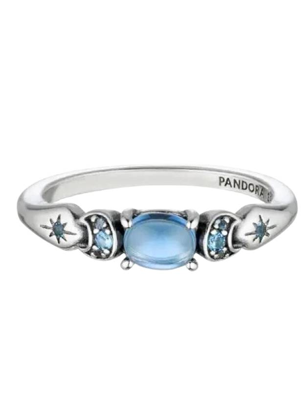 Aladdin Princess Jasmine Ring Blue Silver - PANDORA - BALAAN 1