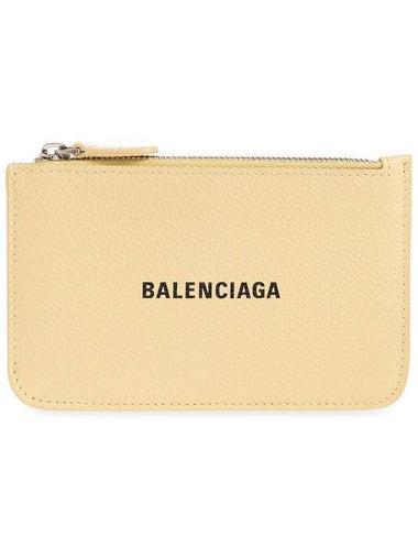 Cash Large Long Coin Card Wallet Light Yellow - BALENCIAGA - BALAAN 1