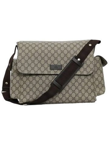 GG Supreme Fabric Baby Shoulder Bag Beige - GUCCI - BALAAN 1