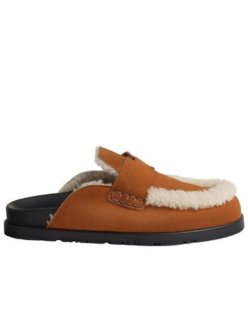 Go Suede Goatskin Bloafers Naturel Ecru - HERMES - BALAAN 1