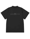 Logo Print Short Sleeve T-Shirt Black - BALENCIAGA - BALAAN 4