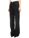 Belvira High Rise Bootcut Jeans Black - ISABEL MARANT - BALAAN 5