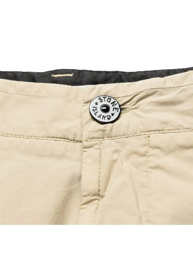 Cargo Bermuda Shorts Beige - STONE ISLAND - BALAAN 4