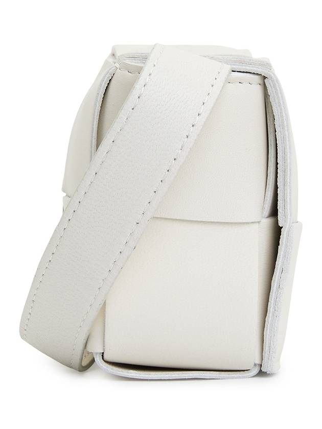 Intrecciato Cassette Small Cross Bag White - BOTTEGA VENETA - BALAAN 3