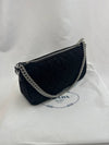 Pocono Quilted Mini Chain Shoulder Bag Black 1BH026 - PRADA - BALAAN 4