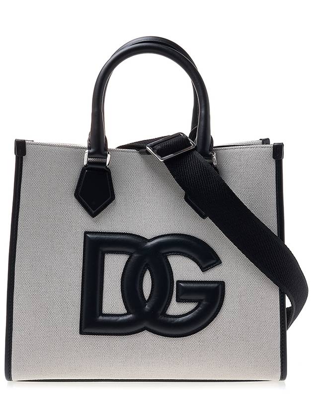 DG logo tote bag beige - DOLCE&GABBANA - BALAAN.