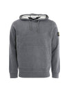 Waffen Patch Brushed Hood Dark Gray - STONE ISLAND - BALAAN 1