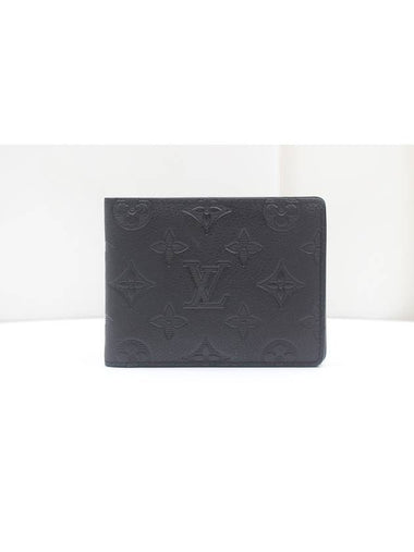 Multiple Wallet Monogram Shadow Leather Half Black M62901 - LOUIS VUITTON - BALAAN 1