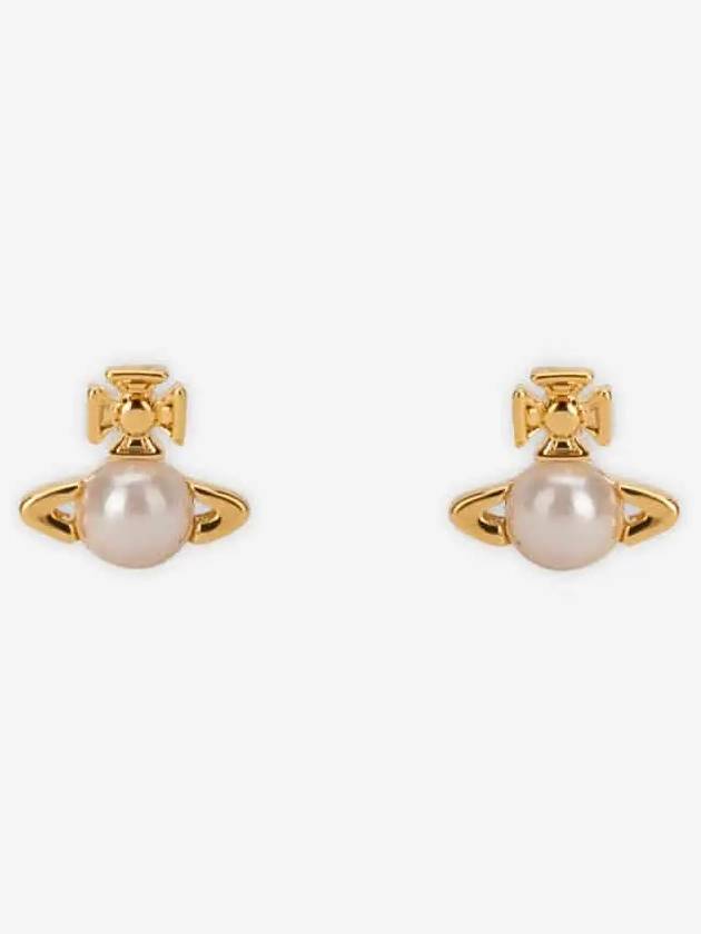 Balvina Pearl Earrings Gold - VIVIENNE WESTWOOD - BALAAN 3