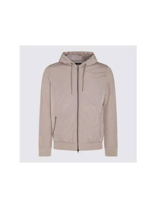 Cotton Hooded Jacket Light Beige - HERNO - BALAAN 2