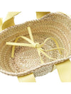 Sense Small Raffia Tote Bag Beige Yellow - CHLOE - BALAAN 10