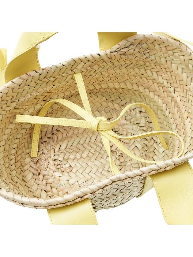 Sense Small Raffia Tote Bag Beige Yellow - CHLOE - BALAAN 10