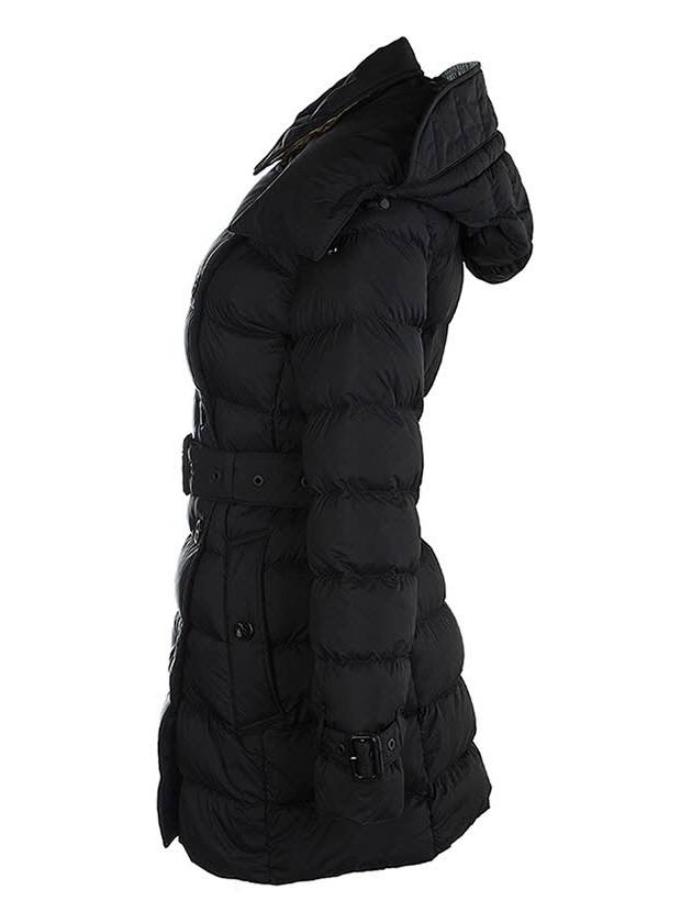 Detachable Hoodie Puffer Coat Padded Black - BURBERRY - BALAAN 4