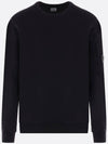 Light Fleece Sweatshirt Black - CP COMPANY - BALAAN 2