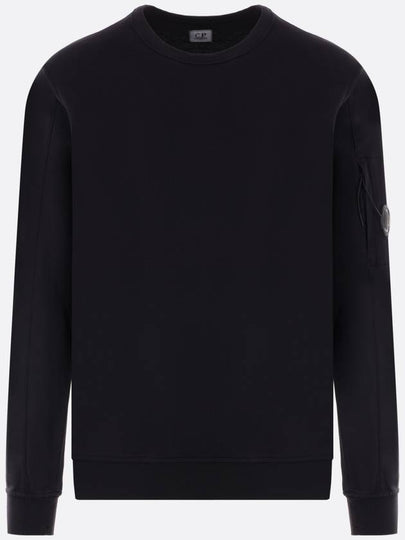 Light Fleece Sweatshirt Black - CP COMPANY - BALAAN 2