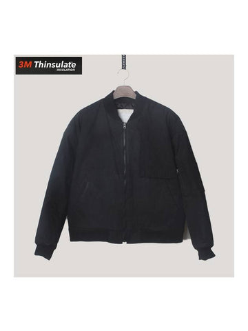 WAXED MA 1 THINSULATE JUMPERBLACK - DON’T ASK MY PLAN - BALAAN 1