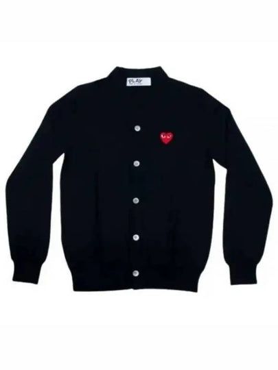 Heart Wappen Cardigan Black - COMME DES GARCONS - BALAAN 2