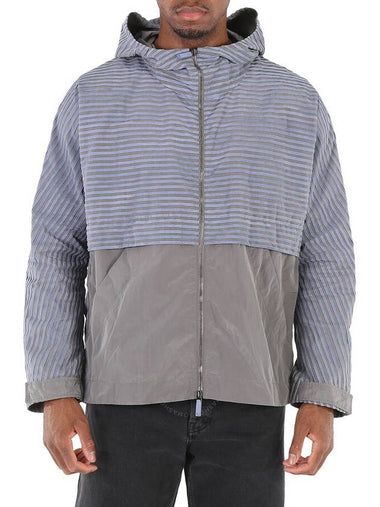 Emporio Armani Men's Bicolor Hooded Jacket, Brand Size 50 - EMPORIO ARMANI - BALAAN 1