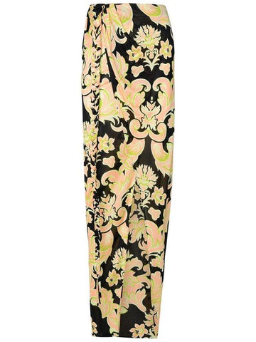 Etro 'Sarong' Black Viscose Skirt - ETRO - BALAAN 1