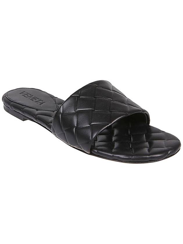 Flat Amy Mule Black - BOTTEGA VENETA - BALAAN 3