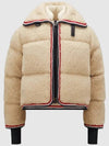 Women s Fleece Jacket Logo Teddy 1A00027 899N5 034 - MONCLER - BALAAN 1