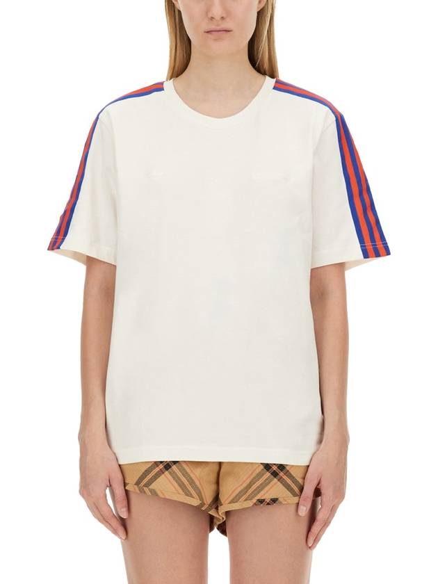 Cotton Short Sleeve T-Shirt White - ADIDAS - BALAAN 9