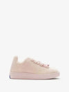 Check Knit Box Low-Top Sneakers Pink - BURBERRY - BALAAN 2