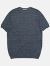 Men's Linen Neck Color Match Short Sleeve Knit MMSWL5T53 709 - AT.P.CO - BALAAN 8