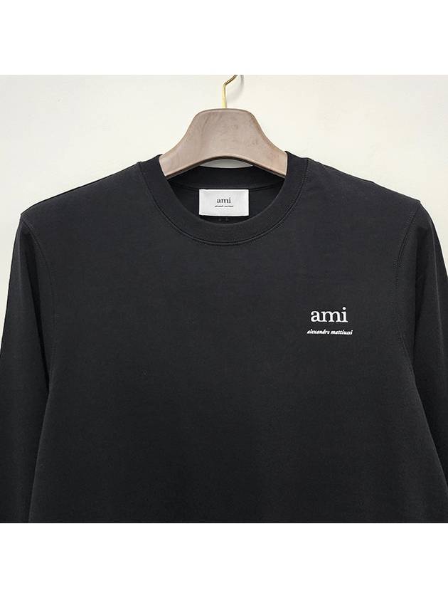 Alexandre Mattiussi Long Sleeve T-Shirt Black - AMI - BALAAN 5