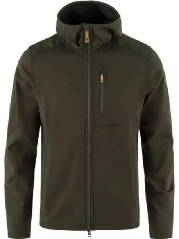 Men's Keb Fleece Hoodie Deep Forest - FJALL RAVEN - BALAAN 2